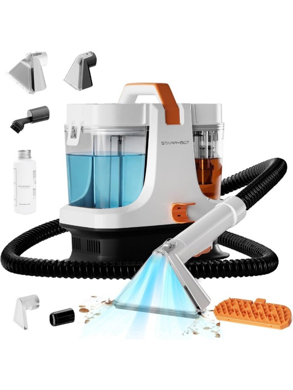 Powerful Upholstery Cleaner Machine, 18Kpa Pet Stain Extractor, Easy to Use